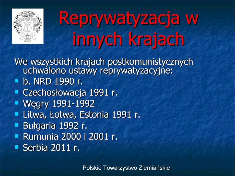 NRD 1990 r. Czechosłowacja 1991 r.