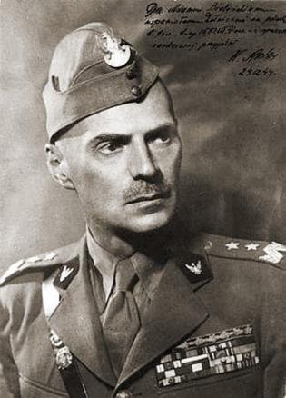 Generał broni Władysław Anders bohater spod Monte Casino. Władysław Anders pełnił najważniejsze funkcje wojskowe i polityczne w kraju.