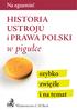 Na egzamin! HISTORIA USTROJU i PRAWA POLSKI. w pigułce. szybko zwięźle i na temat. Wydawnictwo C.H.Beck